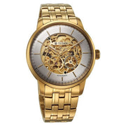Titan 90110YM01 Golden Heart watch with silver and gold dial and gold stainless steel strap, official gallery image 3