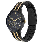 Titan 90127KM01 Regalia Opulent watch with black dial and silver stainless steel strap, official gallery image 3
