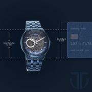 Titan 90140QM03 watch, official case size reference image