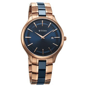 Titan 90142KD03 watch, alternate product view showing the case and strap
