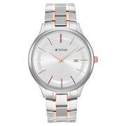 Titan 90142KM01 watch, alternate product view showing the case and strap