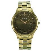 Titan 90142QM03 watch, alternate product view showing the case and strap
