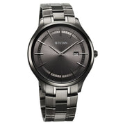 Titan 90142QM06 watch, alternate product view showing the case and strap