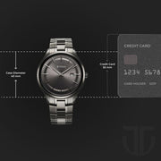 Titan 90142QM06 watch, official case size reference image
