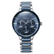 Titan 90148KD02 watch, alternate product view showing the case and strap