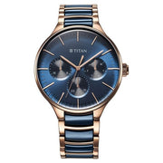 Titan 90148KD04 watch, alternate product view showing the case and strap
