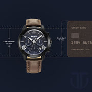 Titan 90152NL01 watch, official case size reference image