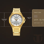 Titan 90167YM01 watch, official case size reference image