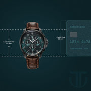 Titan 90169NL01 watch, official case size reference image