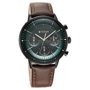 Titan 90171NL01 watch, alternate product view showing the case and strap