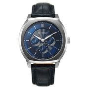 Titan 90213SL01 Regalia Arc watch with blue dial and blue strap, alternate product view