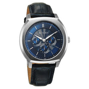 Titan 90213SL01 Regalia Arc watch with blue dial and blue strap, additional product view