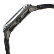 Titan 90217QL01 anthracite dial watch with black leather strap — official gallery image 4
