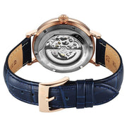 Titan 90222WL01 blue dial watch with blue leather strap — official gallery image 6