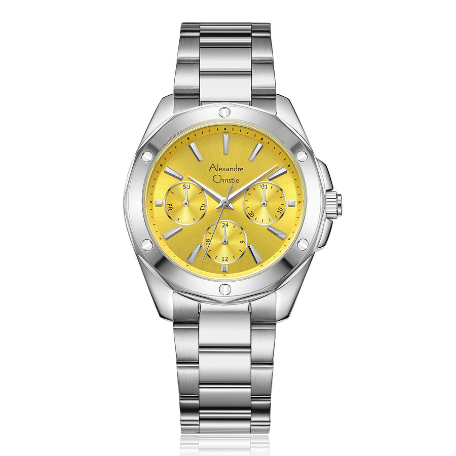 Alexandre Christie 2A72BFBSSYL Women's Multi-Function Quartz Watch 36mm