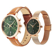 Titan 9400794207WZ03P Bandhan couple watch set, official gallery view 3