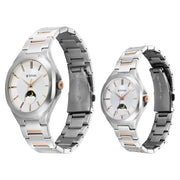 Titan 9400994209KM01 Bandhan couple watch set with silver dial, additional product view