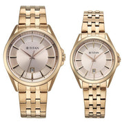 Titan 9401594215WM01 Modern Bandhan couple watch set, front product image