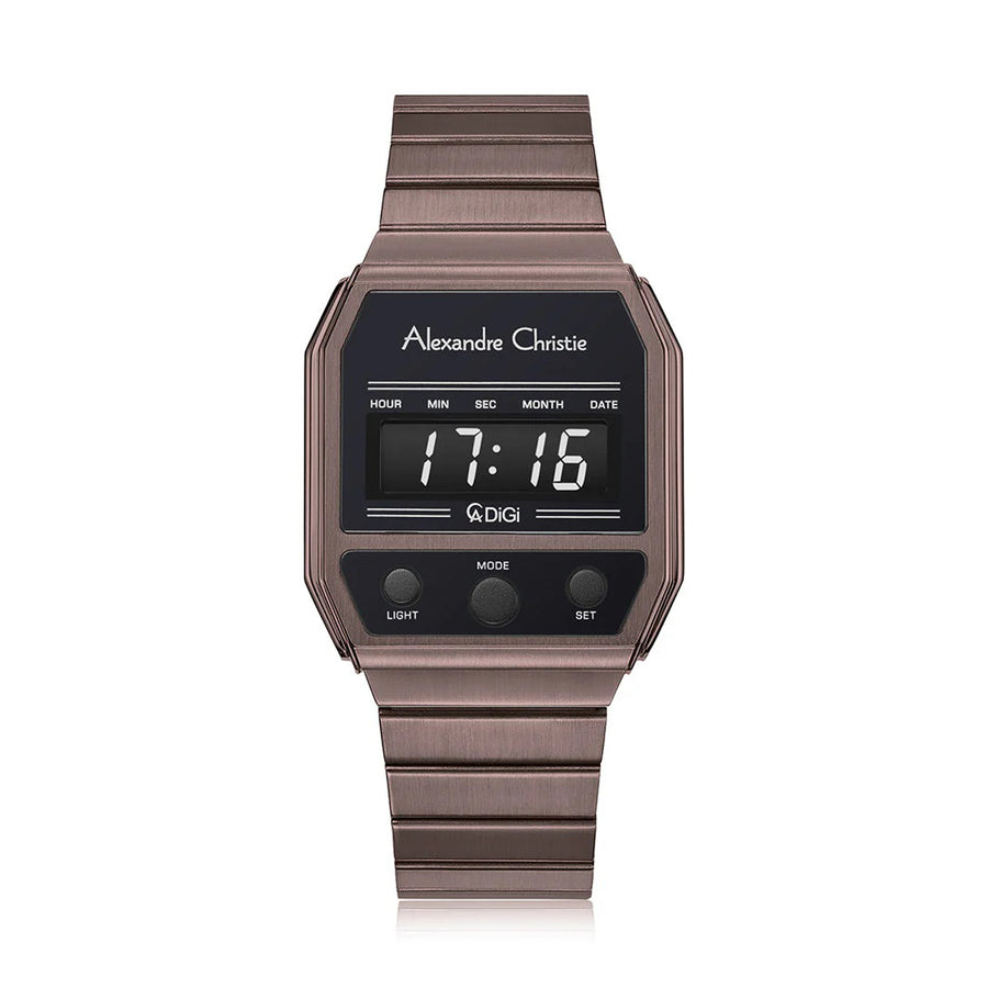 Alexandre Christie 9498LHBBNBA Women's Digital Quartz Watch 33mm
