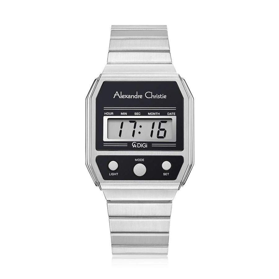 Alexandre Christie 9498LHBSSBA Women's Digital Quartz Watch 33mm