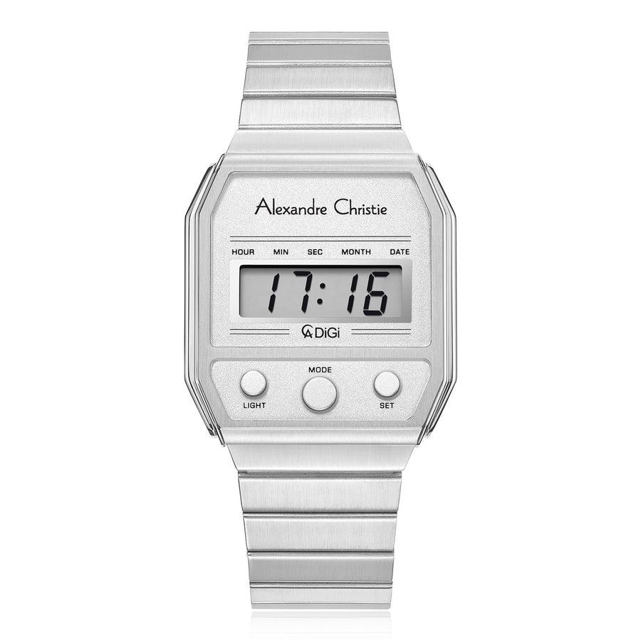 Alexandre Christie 9498LHBSSSL Women's Digital Quartz Watch 33mm
