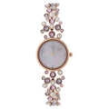 Titan 95032WM02J Raga Moonlight Quartz Analog Watch with Mother of Pearl Dial and Rose Gold Metal Strap for Women 25mm