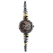 Titan 95121KM01 Raga Facets women's watch with brown dial and stainless steel strap, alternate view