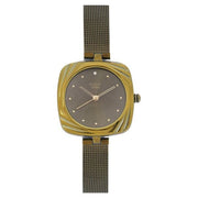 Titan 95139QM01 Raga Moments of Joy women's watch with white dial and green metal strap, alternate view