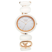 Titan 95146KD05 Raga Ceramics watch for women with white dial and white ceramic & metal strap, primary product view