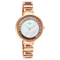 Titan 95150WM01 Raga Love All Quartz Analog Watch with Mother of Pearl Dial and Rose Gold Metal strap for Women 35.5mm