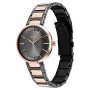 Titan 95183KM02 Workwear watch with anthracite dial and two toned strap, official product view 3