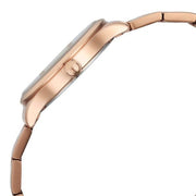 Titan 95185WM02 White dial watch with Rose Gold Stainless Steel strap, official product gallery image 4