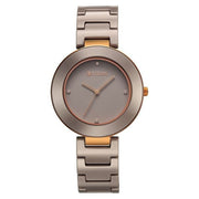 Titan 95189KC08 Brown dial watch with Grey Ceramic strap, official product gallery image 1