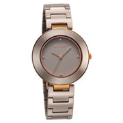 Titan 95189KC08 Brown dial watch with Grey Ceramic strap, official product gallery image 2