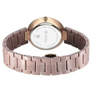 Titan 95189KC08 Brown dial watch with Grey Ceramic strap, official product gallery image 5