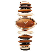 Titan 95191WM01 Raga New You watch for women with multicoloured dial and rose gold metal strap, primary product view