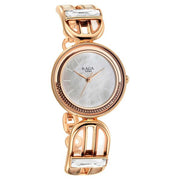Titan 95200WM01 Raga Delight women's watch with mother of pearl dial and rose gold metal strap, alternate view