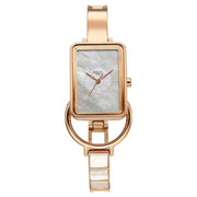 Titan 95223WM01F quartz analog watch for women with mother of pearl dial