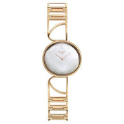 Titan 95226WM01F women's watch with rose gold metal strap