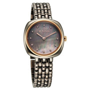 Titan 95241KM02 Purple Aura watch with grey dial and black strap, official product view 2