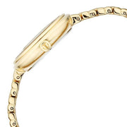 Titan 95241YM01 Brown Mother of Pearl dial watch with Golden Stainless Steel strap, official product gallery image 4