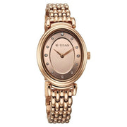 Titan 95242WM01 Rose Gold dial watch with Rose Gold Stainless Steel strap, official product gallery image 2