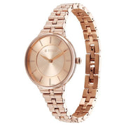 Titan 95245WM01 Purple Aura watch with rose gold dial and rose gold strap, official product view 3