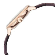 Titan 95248KM01 TGIF Quartz Analog Watch with Brown Dial and Purple Stainless Steel Strap for Women - side profile
