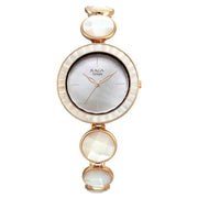 Titan 95250WM01F Raga Power Pearls women's watch with mother of pearl dial and rose gold metal strap, alternate view