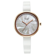 Titan 95253KD01F Raga Memoirs women's watch with mother of pearl dial and white ceramic strap, alternate view