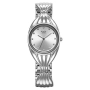 Titan 95254SM01F Raga Memoirs women's watch with silver dial and silver metal strap, alternate view