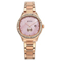 Titan 95289WM01 Purple Glamour Quartz Analog Watch with Date, Mother of Pearl Dial and Rose Gold Stainless Steel Strap for Women
