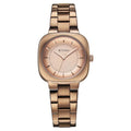 Titan 95296QM01 Horizon Quartz Analog Watch with Brown Dial and Stainless Steel Strap for Women