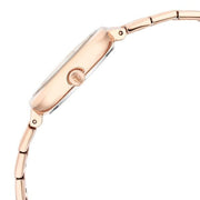 Titan 95296WM01 Horizon Quartz Analog Watch with Rose Gold Dial and Rose Gold Stainless Steel Strap for Women - side profile